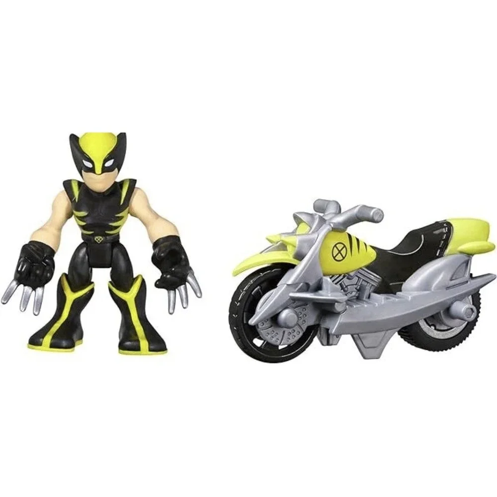 Playskool Heroes Marvel Super‎ Hero Adventures Wolverine Figure with Claw Racer